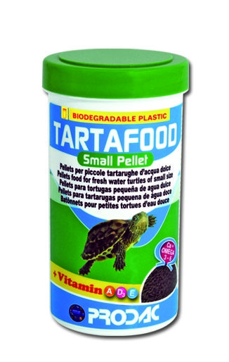 Корм для малых пресноводных черепах Prodac Tartafood small pellet 