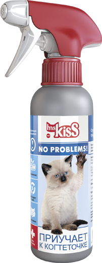 Спрей для кошек Ms.Kiss No problems Приучает к когтеточке 200 мл.