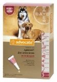 Капли для собак Bayer Advocate 250 от 10 до 25 кг.